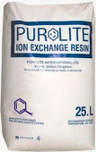 Смола ионообменная Purolite C100E 25л 20кг фильтрующая среда